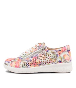SHOVO XF ZR ORANGE FLORAL LEATHER
