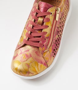 SHOVO XF ZR PINK VINTAGE FLORAL LEATHER