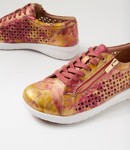 SHOVO XF ZR PINK VINTAGE FLORAL LEATHER
