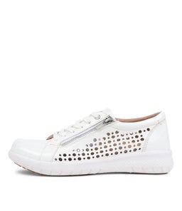 SHOVO XF ZR WHITE WRINKLE PATENT