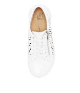 SHOVO XF ZR WHITE WRINKLE PATENT