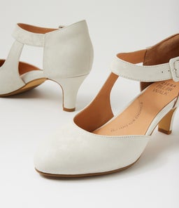 TIMON XW ZR IVORY SATIN LEATHER