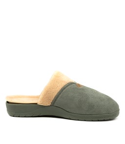 COMFY W ZR SAGE BEIGE FUR MICROSUEDE