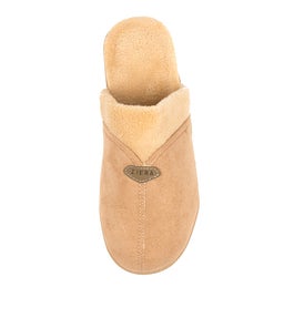 COMFY W ZR CHESTNUT BEIGE FUR MICROSUEDE