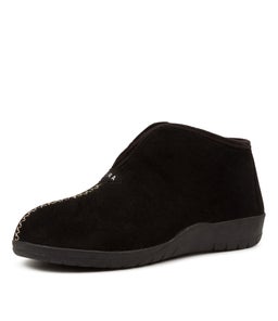 CUDDLES W ZR BLACK BLACK FUR MICROSUEDE