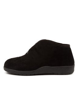 CUDDLES W ZR BLACK BLACK FUR MICROSUEDE