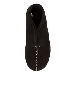 CUDDLES W ZR BLACK BLACK FUR MICROSUEDE