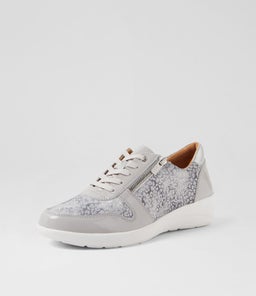 NEWTON W ZR MISTY CLOUDY&SILVER LEOPARD PATENT MULTI