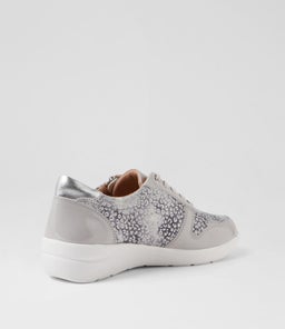 NEWTON W ZR MISTY CLOUDY&SILVER LEOPARD PATENT MULTI