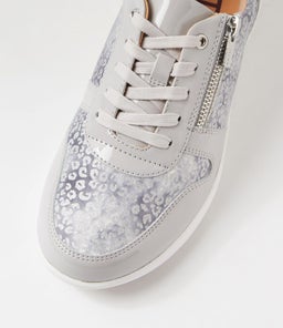 NEWTON W ZR MISTY CLOUDY&SILVER LEOPARD PATENT MULTI