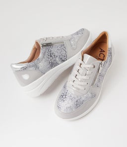 NEWTON W ZR MISTY CLOUDY&SILVER LEOPARD PATENT MULTI