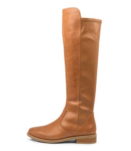 SALLIES XF ZR TAN LEATHER STRETCH SMOOTH