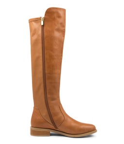 SALLIES XF ZR TAN LEATHER STRETCH SMOOTH