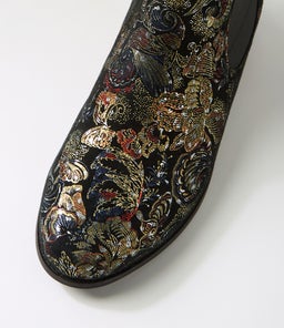TALIA XF ZR BLACK ROYAL PRINT SUEDE
