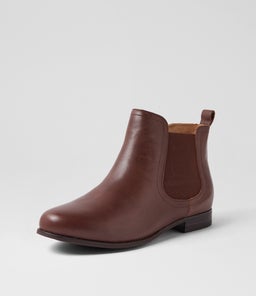 TALIA XF ZR CHOC CHOC HEEL LEATHER