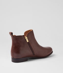 TALIA XF ZR CHOC CHOC HEEL LEATHER