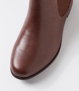 TALIA XF ZR CHOC CHOC HEEL LEATHER