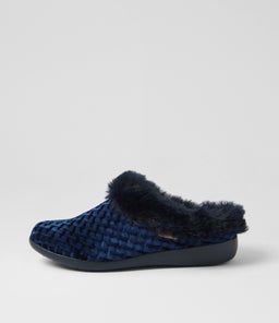 FIFI XW ZR NAVY EMBOSS VELVET