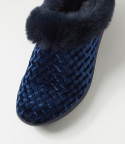 FIFI XW ZR NAVY EMBOSS VELVET