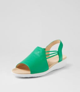 UDHAYS W ZR BRIGHT EMERALD LEATHER ELASTIC