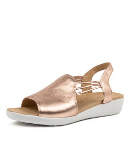 UDHAYS W ZR ROSE GOLD LEATHER ELASTIC