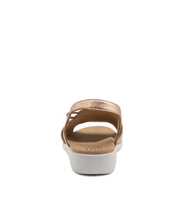 UDHAYS W ZR ROSE GOLD LEATHER ELASTIC