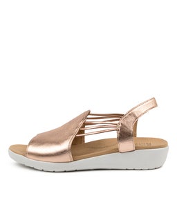 UDHAYS W ZR ROSE GOLD LEATHER ELASTIC