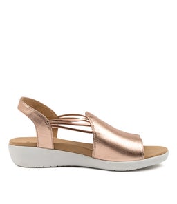 UDHAYS W ZR ROSE GOLD LEATHER ELASTIC
