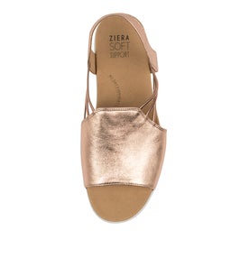 UDHAYS W ZR ROSE GOLD LEATHER ELASTIC