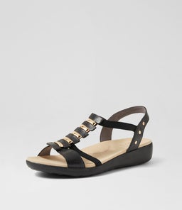 ULOVER W ZR BLACK BLACK SOLE LEATHER ELASTIC