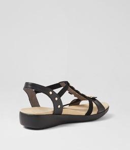 ULOVER W ZR BLACK BLACK SOLE LEATHER ELASTIC