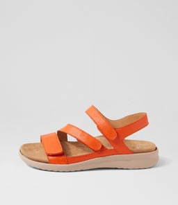 BOYDE XW ZR NEW ORANGE ALMOND SOLE LEATHER