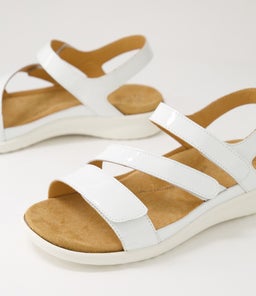 BOYDE XW ZR WHITE WHITE SOLE PATENT LEATHER