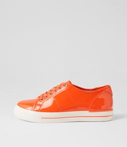 ASHLEEN W ZR ORANGE PATENT LEATHER
