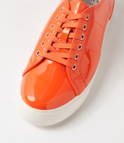 ASHLEEN W ZR ORANGE PATENT LEATHER