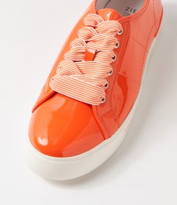 ASHLEEN W ZR ORANGE PATENT LEATHER
