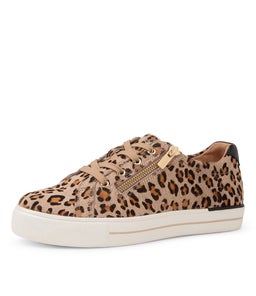 AUDRY W ZR NUDE LEOPARD BLACK PONY LEATHER