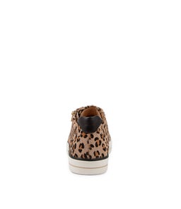 AUDRY W ZR NUDE LEOPARD BLACK PONY LEATHER