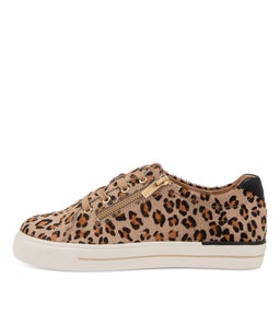 AUDRY W ZR NUDE LEOPARD BLACK PONY LEATHER