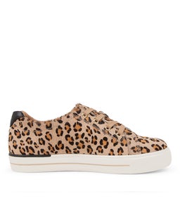 AUDRY W ZR NUDE LEOPARD BLACK PONY LEATHER