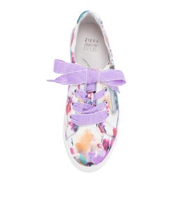 AUDRY W ZR PANSY PRINT LEATHER