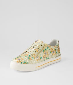 AUDRY W ZR ORANGE&GOLD CUT PALE GOLD LEATHER