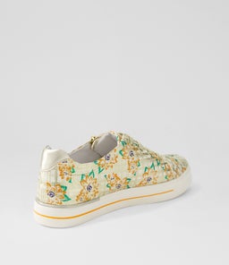 AUDRY W ZR ORANGE&GOLD CUT PALE GOLD LEATHER