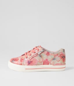 AUDRY W ZR MELON FLOWER LEATHER