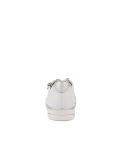 AUDRY W ZR WHITE SILVER LEATHER