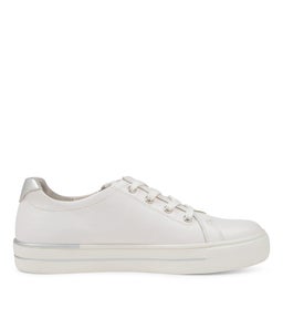 AUDRY W ZR WHITE SILVER LEATHER