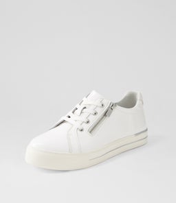 AUDRY W ZR WHITE WHITE WRINKLE PATENT LEATHER