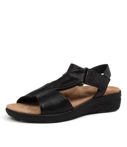 NAZLY XW ZR BLACK BLACK SOLE LEATHER