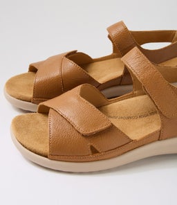 BRONN XW ZR DK TAN ALMOND SOLE LEATHER