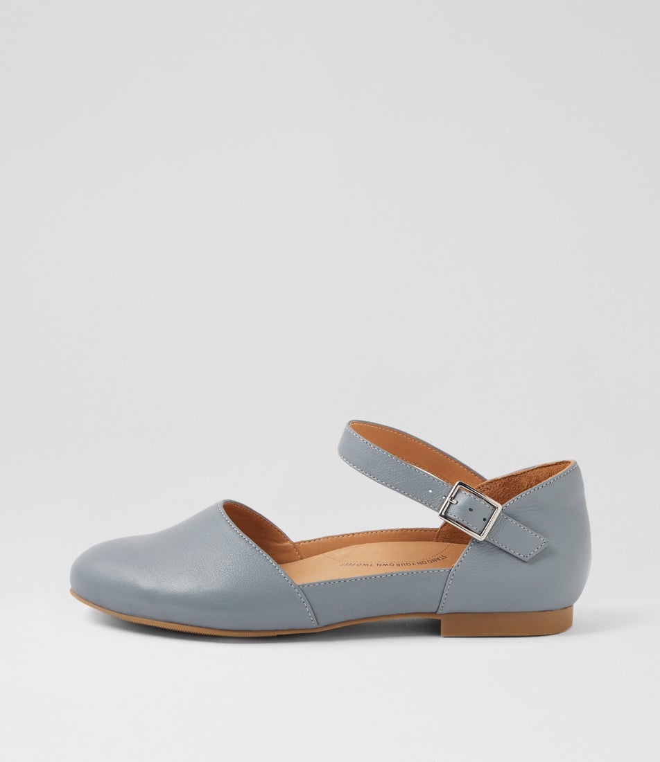 Cavalcade Xf Denim Leather Flat Shoes